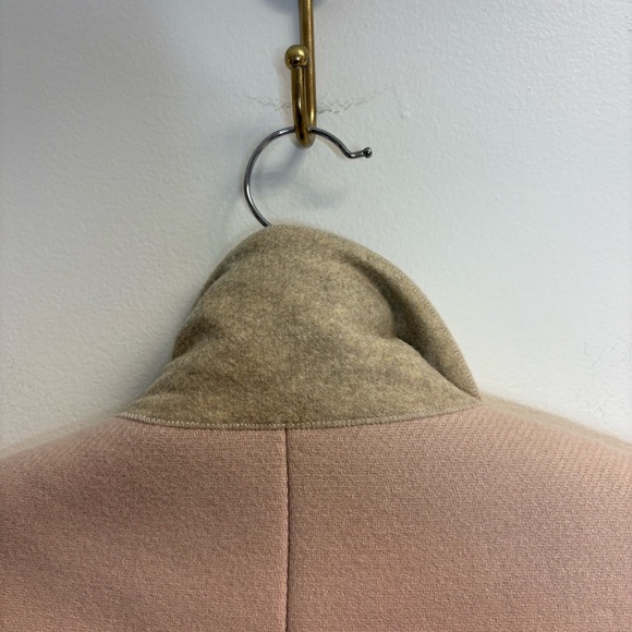 Sezane Johnson Wool Double Breasted Coat Sand Size 40 - Picture 8 of 10